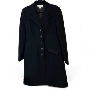 Pendleton Women's Black 100% Wool, Lined Blazer Coat
